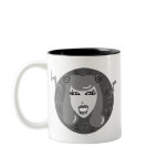 Cute Retro Radio Girl mugs