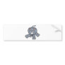 Cute Rhino Design Bumper Stickers