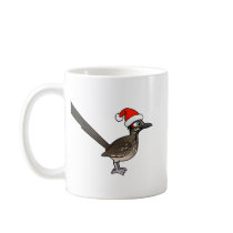 Cute Roadrunner Santa Claus Mug