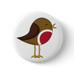 Cute Robin Button