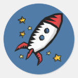 Cute Rocket Stickers