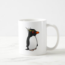 Cute Rockhopper Penguin Coffee Mug