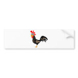 Cute rooster bumper stickers