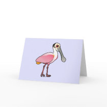 Cute Roseate Spoonbill