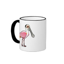 Cute Roseate Spoonbill Coffee Mugs