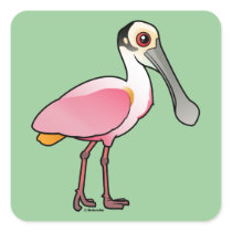 Cute Roseate Spoonbill