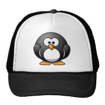 Cute Round Penguin Designs Hats