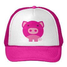 Cute Round Pig Cartoon Hat