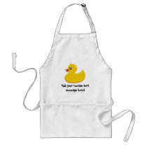 Cute Rubber Ducky/Blue Bubbles Aprons