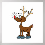 Cute rudolph posters