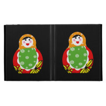 cute Russian nesting doll iPad Folio Case
