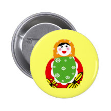 cute Russian nesting doll Pin