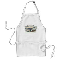 Cute RV Vintage Fifth Wheel Camper Travel Trailer Apron