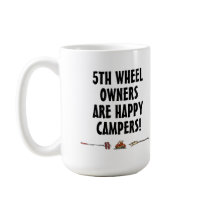Cute RV Vintage Fifth Wheel Camper Travel Trailer Mug