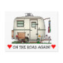 Cute RV Vintage Glass Egg Camper Travel Trailer Post Card