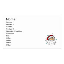 Cute Santa Business Cards