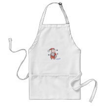Cute, "Santa" Christmas design Apron
