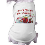 Cute Santa Christmas Dog t-shirt pet clothing