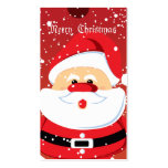 Cute Santa Clauss Custom Business Card-Gift Tag business cards