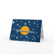 Cute Saturn Greeting Cards