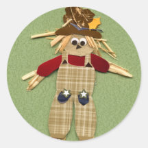 Cute Scarecrow Stickers