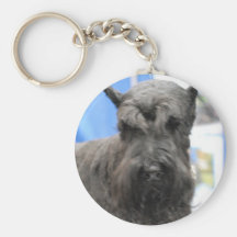 Cute Schnauzer  Keychain