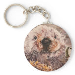 Cute Sea Otter Keychain Gift