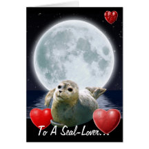 Cute Seal-lover Birthday Card