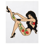 Cute Sexy Girl With Tattoos flyers