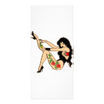 Cute Sexy Girl With Tattoos Full Color Rack Card
