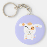 Cute shaggy dog key chain