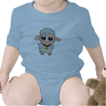 Cute Sheep Baby Bodysuits