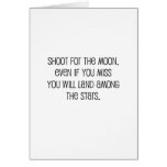Cute, "Shoot for the moon" Greeting Cards