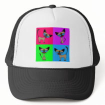 Cute Siamese Cats Hat