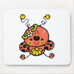 cute silly ladybug mousepads