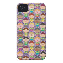 Cute Singing Choir iPhone 4 Cases