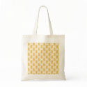Cute Sitting Ginger Cat. Patterned. Custom bags