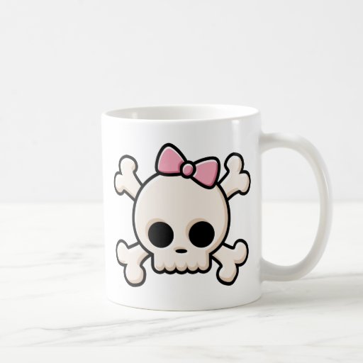 Cute Skull Girl Coffee Mug