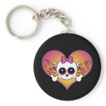 Cute Skull Heart keychains