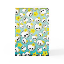 Cute Skulls And Stars Pattern Cards