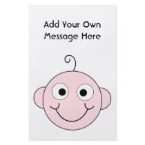 Cute Smiling Baby. Custom Text. Full Color Flyer