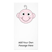 Cute Smiling Baby. Custom Text. Customised Photo Card