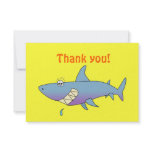 Cute Smiling Cartoon Shark Customisable Template