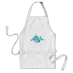 cute smiling little whale aprons