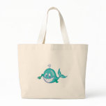 cute smiling little whale bags