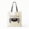 Cute Smiling Spider Trick Or Treat Bag