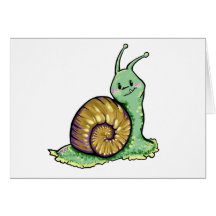 Cute Snail Greeting Cards