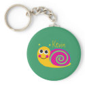 Cute Snail Keychain