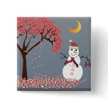 Cute Snowman buttons