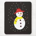 Cute Snowman Custom Mousepad